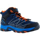 Hi-Tec Outdoorschuh "Hi-Tec Blackout Mid Wp Jr", Klett-/Schnürkombination, wasserdicht