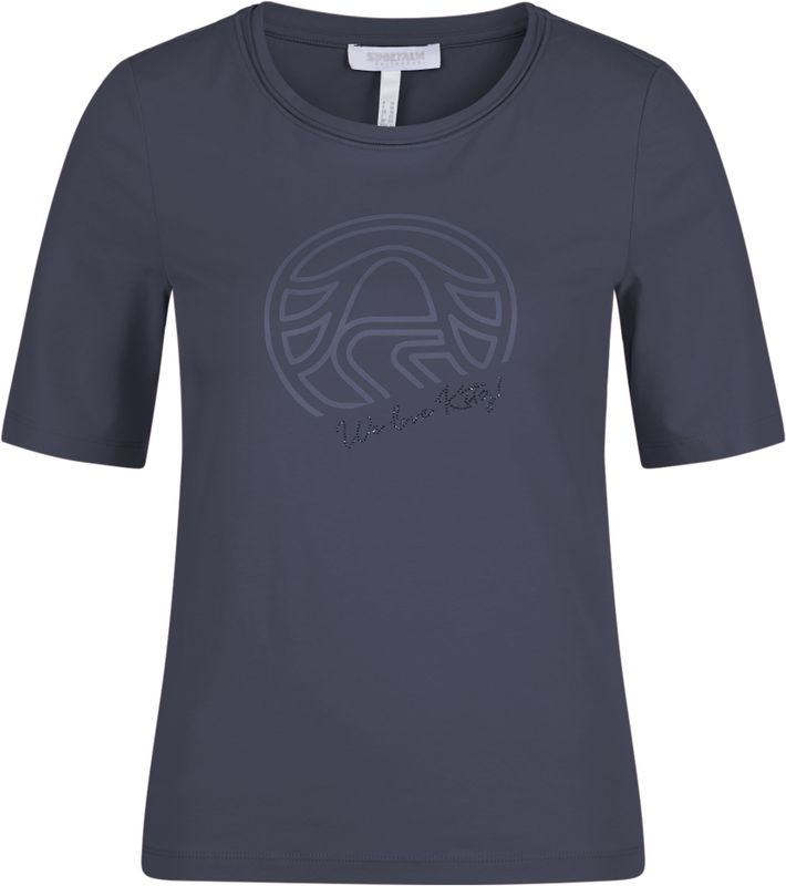 Sportalm Kitzbühel Rundhalsshirt, mit schimmerndem Frontprint