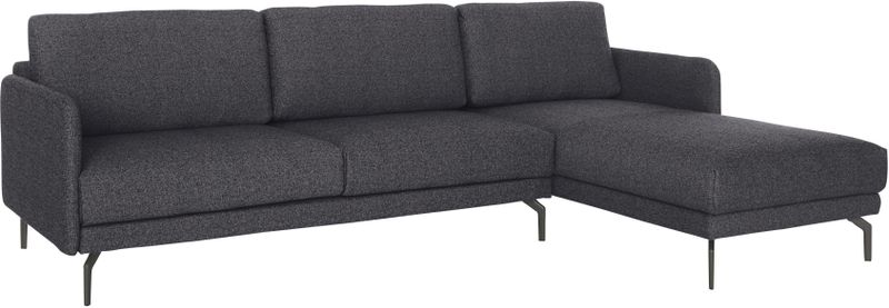 Creation BY ROLF BENZ Ecksofa "CR.450, Designecksofa, Polsterecke, L-Form", Armlehne sehr schmal, Breite 234 cm, Alugussfüße in umbragrau