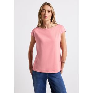 STREET ONE T-Shirt, mit U-Boot-Ausschnitt