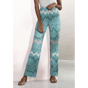 LASCANA Pyjamahose, mit grafischem Zick-Zack Muster