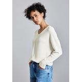 STREET ONE Langarmshirt, mit V-Ausschnitt