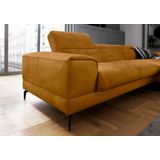 W.SCHILLIG Ecksofa "piedroo, Designsofa mit tollem Sitzkomfort, L-Form", Kopfteilverstellung, wahlweise mit Sitztiefenverstellung, Breite 303cm