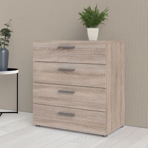INOSIGN Kommode "Pepe, Aufbewahrung, Schubladenschrank, Stauraum", Sideboard mit 4 Schubläden, Breite 80 cm, Höhe 68 cm