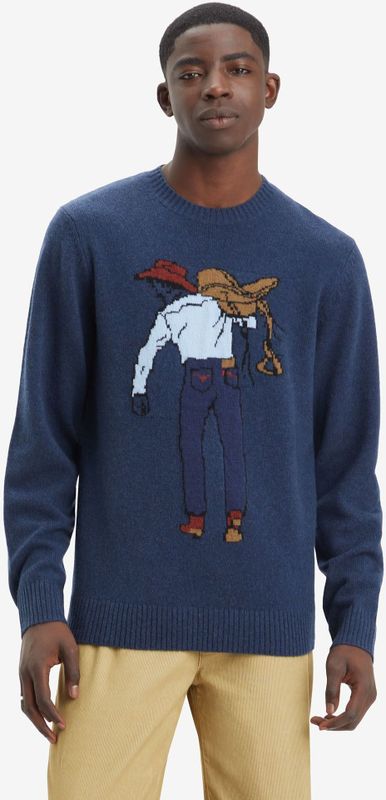 Levis Strickpullover "ORIGINAL HM SWEATER", mit eingearbeitetem Motiv
