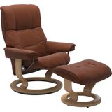 Stressless Relaxsessel-Set "Mayfair", mit Hocker, mit Classic Base, in 3 Größen, Gestell Eiche