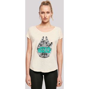 F4NT4STIC T-Shirt "Star Wars Millennium Falke Grün", Premium Qualität