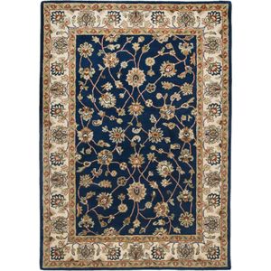 THEKO Wollteppich "Royal Ziegler 503", rechteckig, 14 mm Höhe, reine Wolle, handgetuftet, Orient-Optik, mit Bordüre