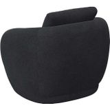 FLEXLUX Sessel "Torino, rund, drehbar, Einzelsofa, Polstersessel,", Modernes, organisches Sessel-Design, Kaltschaum, Wellenunterfederung