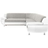 TRENDMANUFAKTUR Ecksofa "Rondo 3, zeitlos und modern, im Materialmix, L-Form", wahlweise Federkern für hohen Sitzkomfort, wahlweise Bettfunktion