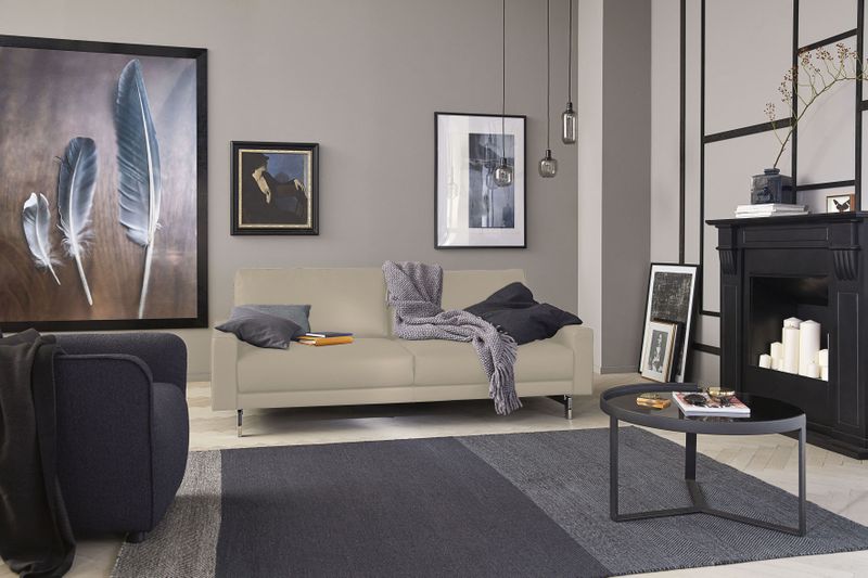 Creation BY ROLF BENZ 2-Sitzer "CR.450, Designsofa, Loungesofa", Armlehne niedrig, Fuß chromfarben glänzend, Breite 164 cm