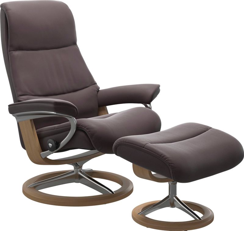 Stressless Relaxsessel "View", mit Signature Base, Größe M,Gestell Eiche