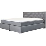 Leonique Boxspringbett "Rumba", Taschenfederkern-Matratze in Härtegrad 3, in 4 Breiten, incl. Topper