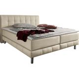 Places of Style Boxspringbett Cafone, inkl. Topper, 5 Breiten, 3 Matratzenarten und 3 Härtegraden wählbar