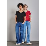 STREET ONE V-Shirt, im soften Baumwoll-Mix