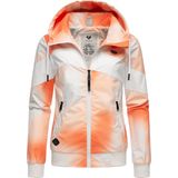 Ragwear Funktionsjacke "Nuggie Block Ombre Intl.", mit Kapuze, Übergangsjacke mit auffälligem Batik-Muster