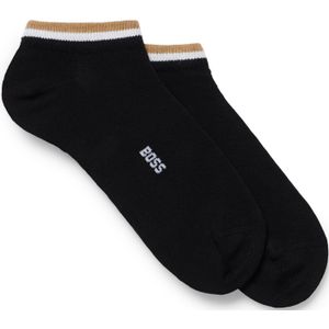 BOSS Sneakersocken "2P AS Uni stripe CC", (Packung, 2er), mit geringeltem Abschluss