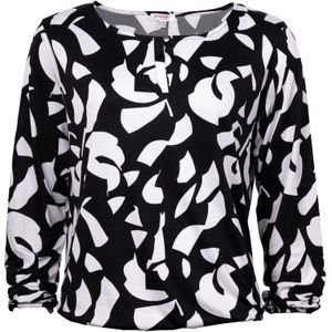 STOOKER WOMEN Langarmshirt "CALLA Print Langarmshirt", Regular Fit Blusen-Shirt mit grafischem Print für Damen