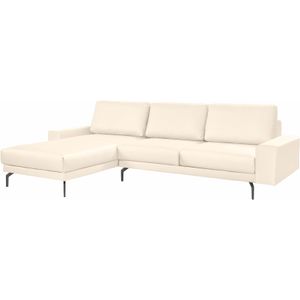 Creation BY ROLF BENZ Ecksofa "CR.450, Designecksofa, Polsterecke, L-Form", Armlehne breit und niedrig, Alugussfüße in umbragrau, Breite 294 cm