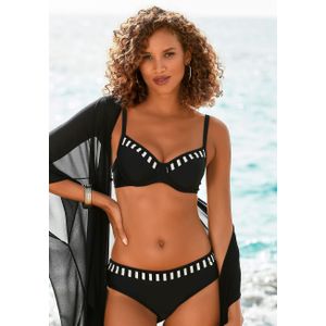 LASCANA Bügel-Bikini, mit goldfarbenen Streifen