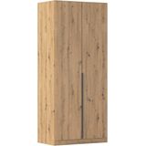 rauch Drehtürenschrank "Kleiderschrank Schrank Garderobe AGORDO mit Dekor- oder Hochglanzfront", (in zwei Griff-Farben), durchdachte Innenausstattung, in 6 Breiten und 2 Höhen MADE IN GERMANY