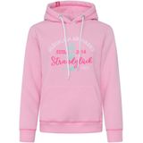 Zwillingsherz Hoodie ""Glücklich am Strand"", mit maritimer Stickerei, Kängurutaschen