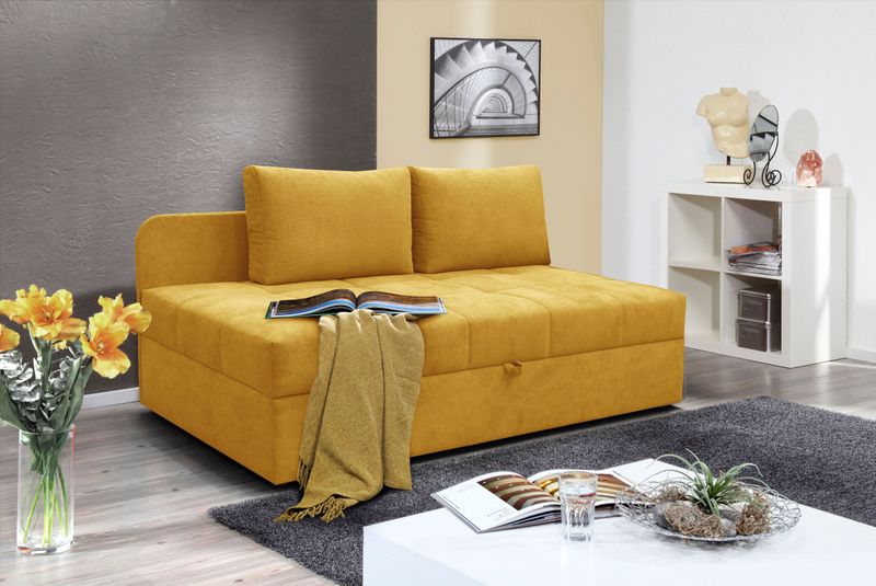 alina Schlafsofa "Marla", inkl. Stauraum und 2 Rückenkissen