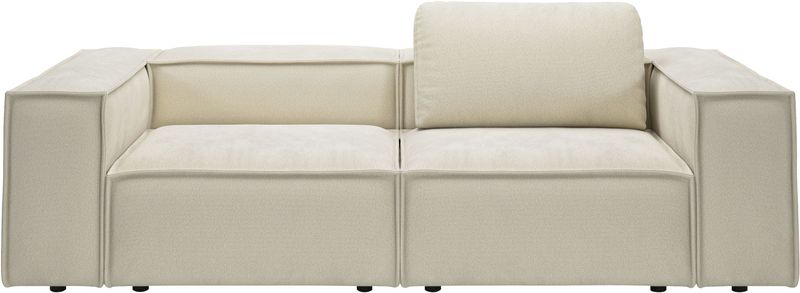 Places of Style 2-Sitzer "Watertown, modernes Sofa 246 cm breit, auch in Feincord", stilvolles Sofa für 2 Personen mit extra breiter Sitzfläche