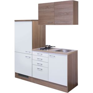 Flex-Well Küchenzeile "Samoa", Gesamtbreite 160 cm, mit Schubkastenschrank und Kochfeld etc.