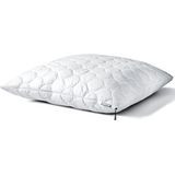 Dunlopillo Baumwollkissen "Fusion 40x80 oder 80x80 cm, luftdurchlässig, Climate-Control-Bezug", Füllung: Polyester, Bezug: 100% Baumwolle, (1 St.), Dunlofill Helix-Micro-Faser, allergikerfreundlich, hohe Qualität