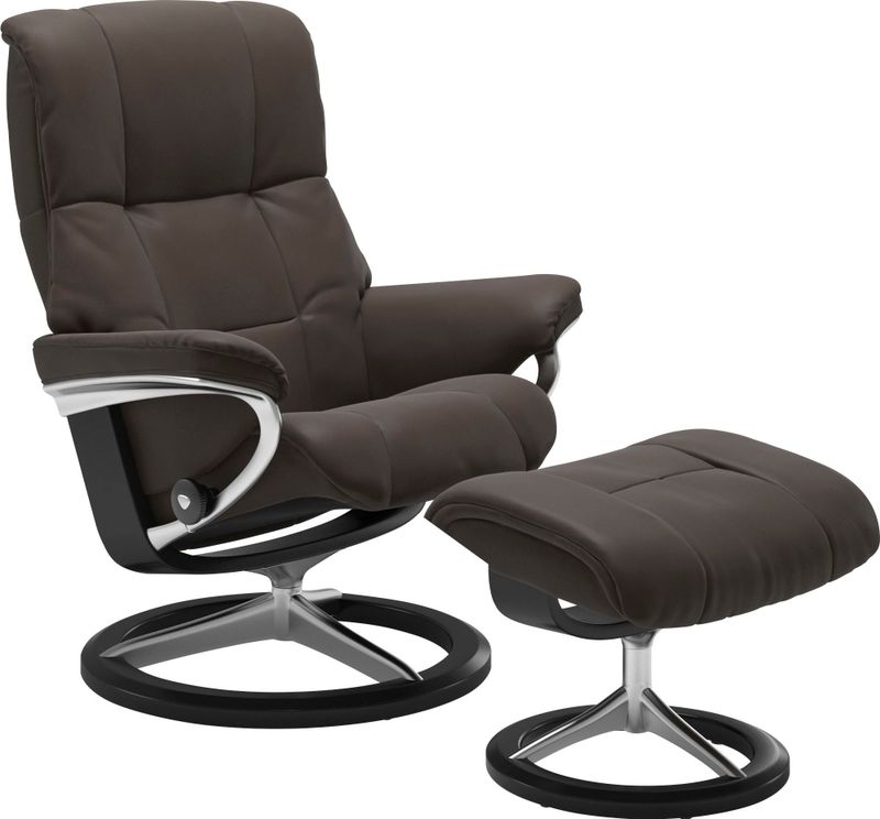 Stressless Relaxsessel "Mayfair", (Set, Relaxsessel mit Hocker), mit Hocker, mit Signature Base, Größe S, M & L, Gestell Schwarz