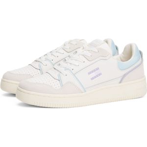 Tommy Jeans Keilsneaker "TJW RETRO BASKET SNEAKER", Schnürschuh, Halbschuh, Freizeitschuh mit seitlicher Logoflagge