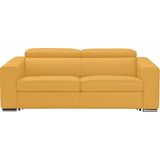 Egoitaliano Schlafsofa "Cabiria, Design und super Sitz- und Liegekomfort", Sofa inkl. Schlaffunktion, Kopfteile verstellbar, mit Metallfüßen