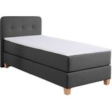 Home affaire Boxspringbett "Fargo", inkl. Topper, in 3 Matratzenarten, in Samt- oder Strukturstoff