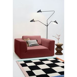 TOM TAILOR HOME Loveseat "BIG CUBE STYLE", mit bequemen Stegkissen, extra große Sitztiefe, Breite 147 cm