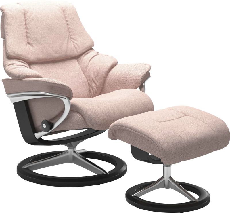 Stressless Relaxsessel "Reno", mit Signature Base, Größe S, M & L, Gestell Schwarz
