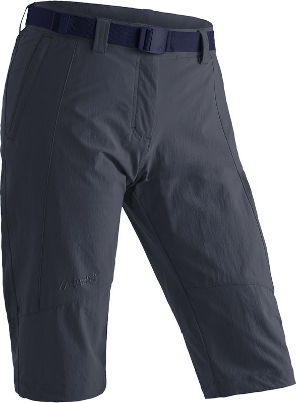 Maier Sports Caprihose "Kluane", Damen Shorts, kurze Wanderhose, Outdoorhose mit 2 Taschen, Regular Fit