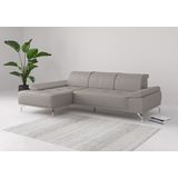 Places of Style Ecksofa "Caluna", Inkl.Sitztiefenverstellung