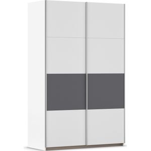 rauch Schwebetürenschrank "Kleiderschrank Schrank Garderobe Schlafzimmerschrank OXFORD", (in 3 verschiedenen Ausstattungen BASIC/CLASSIC/PREMIUM), mit Griffleisten aus Metall, auch für kleinere Räume MADE IN GERMANY
