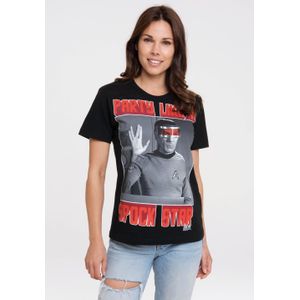 LOGOSHIRT T-Shirt "Star Trek - Spock, Party", mit lizenziertem Print