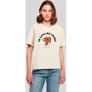 F4NT4STIC T-Shirt "In Love We Trust Valentinstag Streetwear", Premium Y2K Streetwear