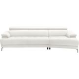 Egoitaliano Ecksofa "Soul, extravagantes Designsofa, Megasofa, super bequem, tolle Details", mit Trapez-Abschlußelement, inkl verstellbarer Kopfteile