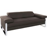 W.SCHILLIG 2-Sitzer "finn", German Design Award 2016, Fußgestell Chrom glänzend, Breite 210 cm