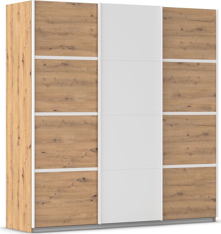 rauch Kleiderschrank "Schwebetürenschrank OTTO´s Choice Garderobe Schrank TOP ANGEBOT Avola", (in 3 verschiedenen Ausstattungen BASIC/CLASSIC/PREMIUM), mit eleganten Zierleisten in Chrom, Schwarz oder Weiß MADE IN GERMANY