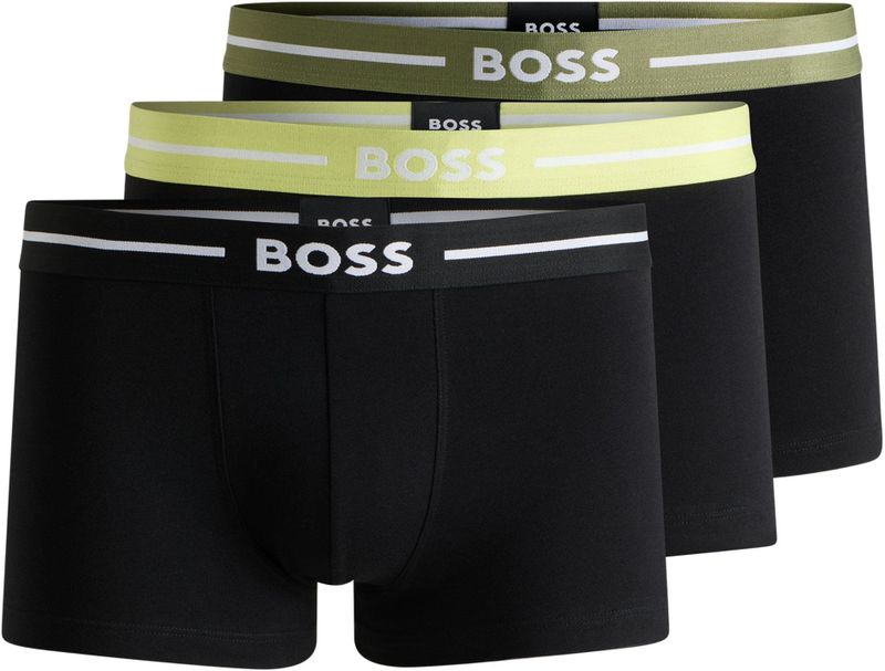 BOSS Trunk "Trunk 3P Bold", (Packung, 3 St.), mit kontrastfarbenen Logoschriftzug