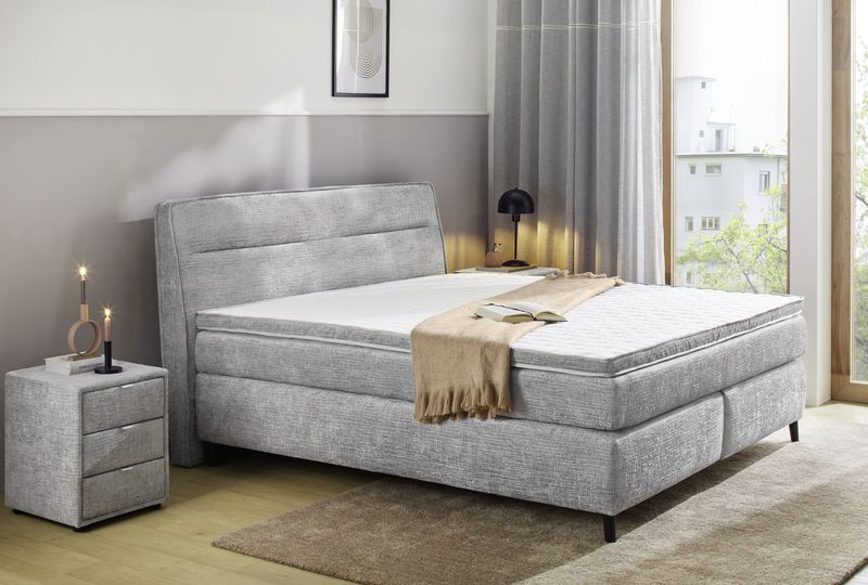 Jockenhöfer Gruppe Boxspringbett "Betty", 7-Zonen-TTFK-Matratze, KS-Topper, Bettgröße 140 oder 180 wählbar