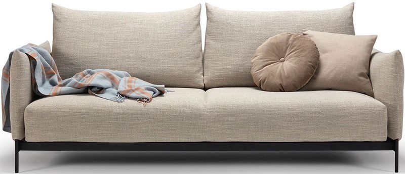 INNOVATION LIVING ™ Schlafsofa "MALLOY innovativ, komfortabel und bequem, modernes Design", hohe Rückenlehne, schmale Armlehnen, inklusive Bettaufbewahrung
