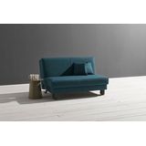ell + ell Schlafsofa "Enny", Liegefläche Breite 120 oder 140 cm, Liegehöhe 40 cm, Füße schwarz