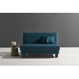 ell + ell Schlafsofa "Enny", Liegefläche Breite 120 oder 140 cm, Liegehöhe 40 cm, Füße schwarz