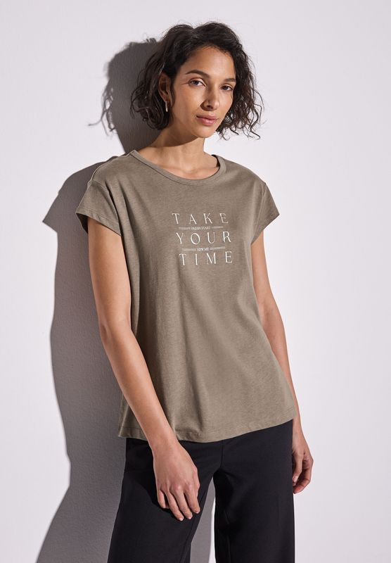 STREET ONE T-Shirt, mit Schriftzug